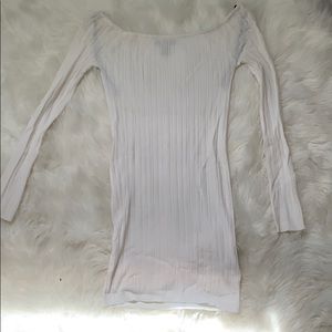 White Off the Shoulder Dress